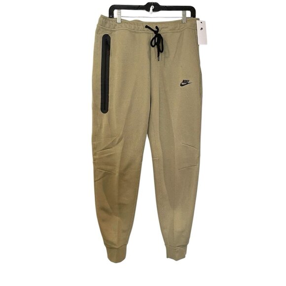 Nike Sportswear Tech Fleece Track Pants Joggers Neutral Olive Black Men's L READ - Picture 2 of 10